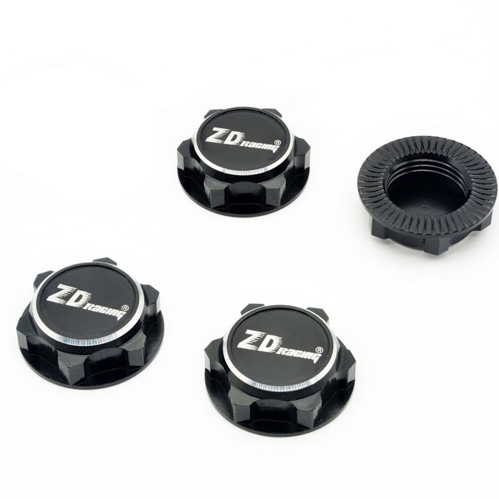 Exquisite En Duurzaam Lichtgewicht Aluminium 17Mm Hex Wielmoeren Stofdicht Anti-Skid Antislip Voor 1/8 Rc auto