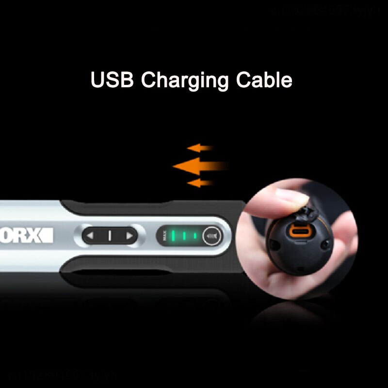 Xiaomi-Mini destornillador eléctrico Worx WX240.1, 4V, inalámbrico, inteligente, recargable por USB, mango con 28 juegos