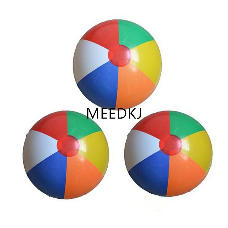 Farge oppblåsbar 25 cm barns vannball svømmebasseng fest vannspill ballong strandsportsball morsomme leker for barn