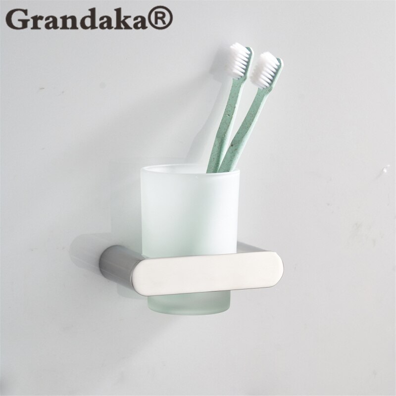 Sus 304 roestvrijstalen beker- en bekerhouders, wandgemonteerde tandenborstelhouder, badaccessoiresets, badproduct