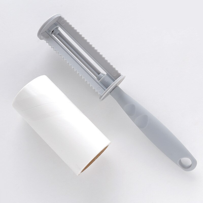 Draagbare Mini Lint Roller Haar Bal Remover Lange Handvat Kleverige Stof Ontharing Tapijt Reinigingsborstel Fluff Cleaner Peeling