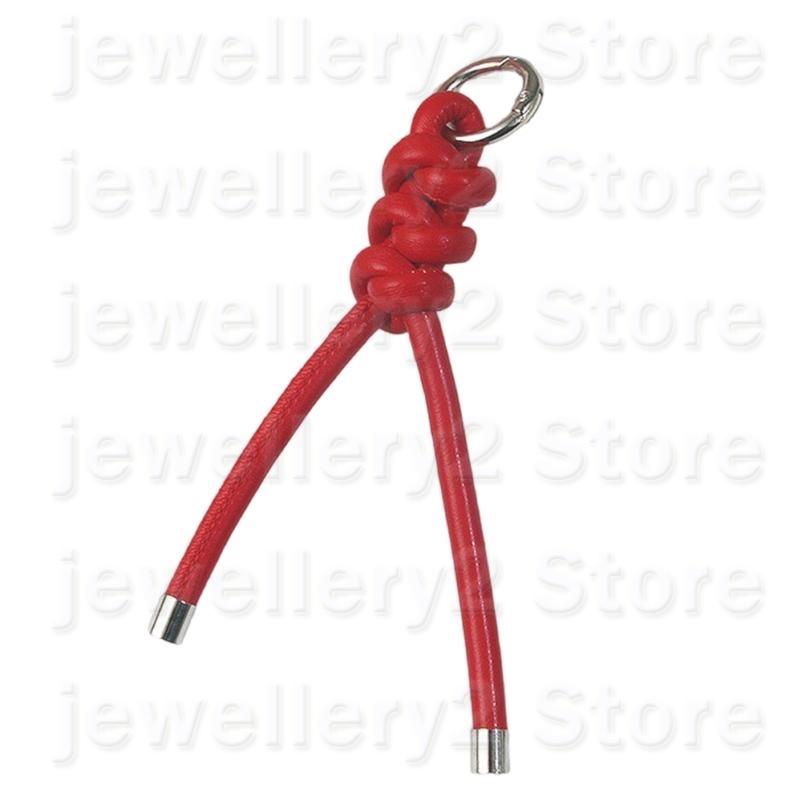 C9GF Trendy Handwoven PU Lederen band Key Ring Weaving Keychain Pendant voor meisjes: # P6/613