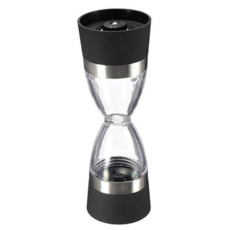 Dual Grind Pepper Salt Spice Seasonings Precision Grinder Mill Coarse To Fine Grain