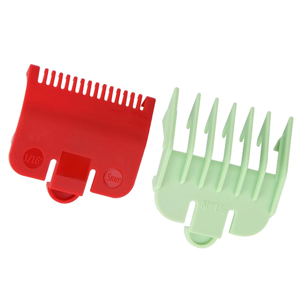 Juego de peines de guía para afeitadora de pelo eléctrica, 1/8 '', 1/16'', 2 uds.