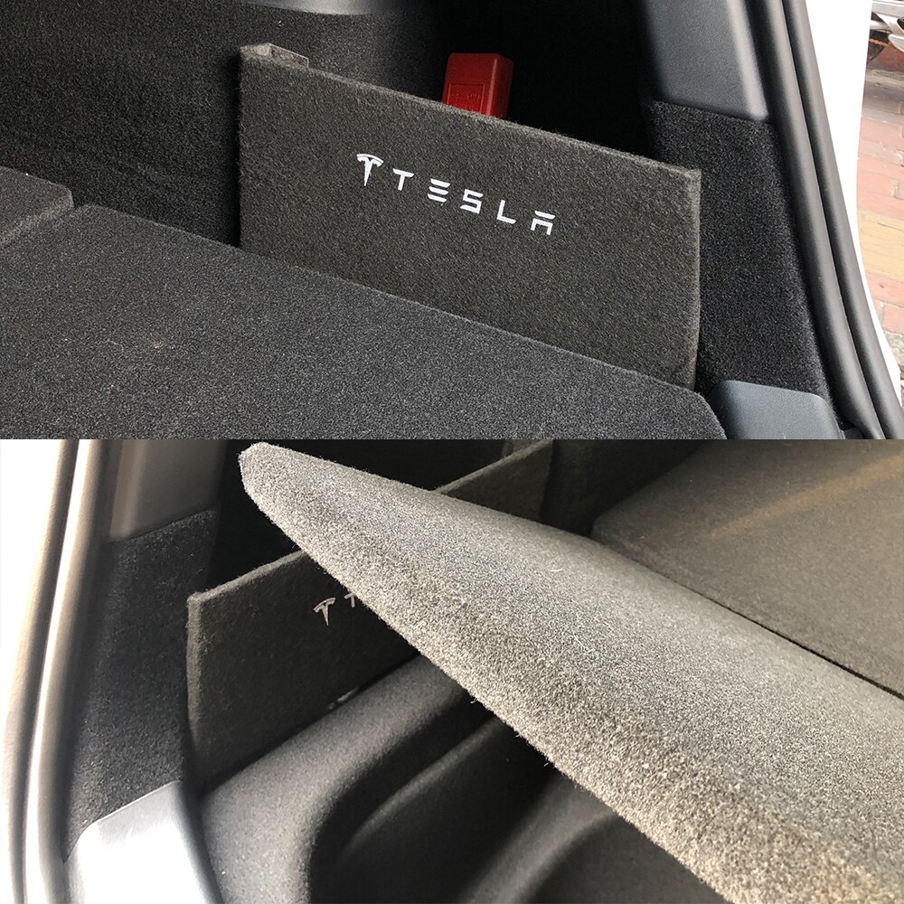 Model Y Kofferbak Boot Baffle Voor Tesla Model Y Accessoires Kofferbak Partitie Onderdelen Auto Staart Doos Opslag Baffle Model drie