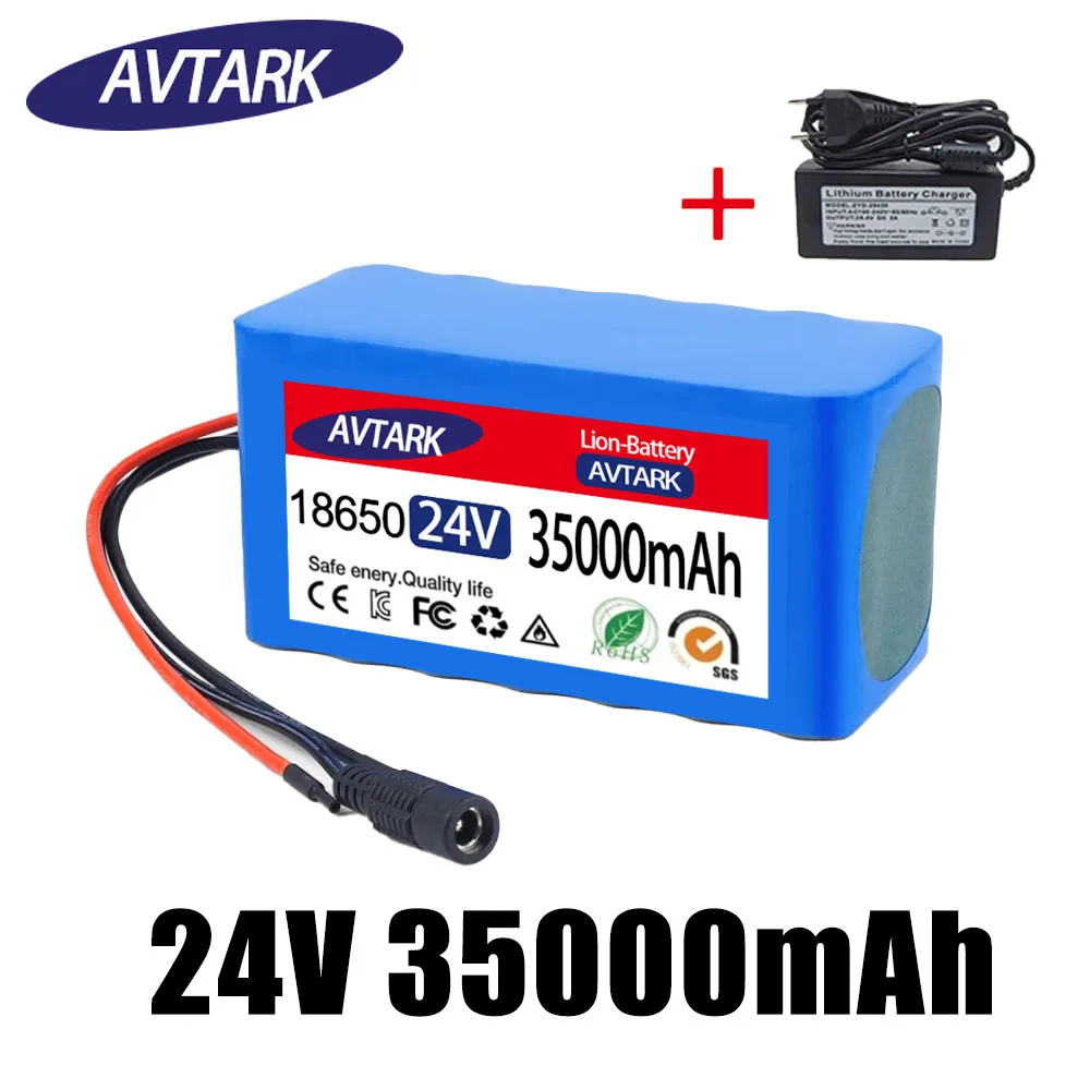 24V 18650 7S3P 100000mAh Rechargeable Batteries 24V Lithium Battery Wheelchair Battery 7s3p Battery Pack for Bicycle: green