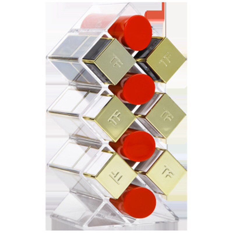 Stor størrelse makeup arrangør make up opbevaring smykker små ting parfume organisator til kosmetik akryl skrivebord makeup smykker æske: 10 huller