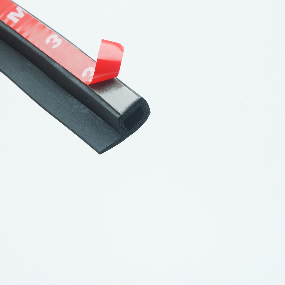 P Type 1-8M Auto Deur Afdichting Strip Rubber Geluidsisolatie Auto Deur Afdichting Strip Afdichting Anti-stof Auto Rubber Deurrubbers