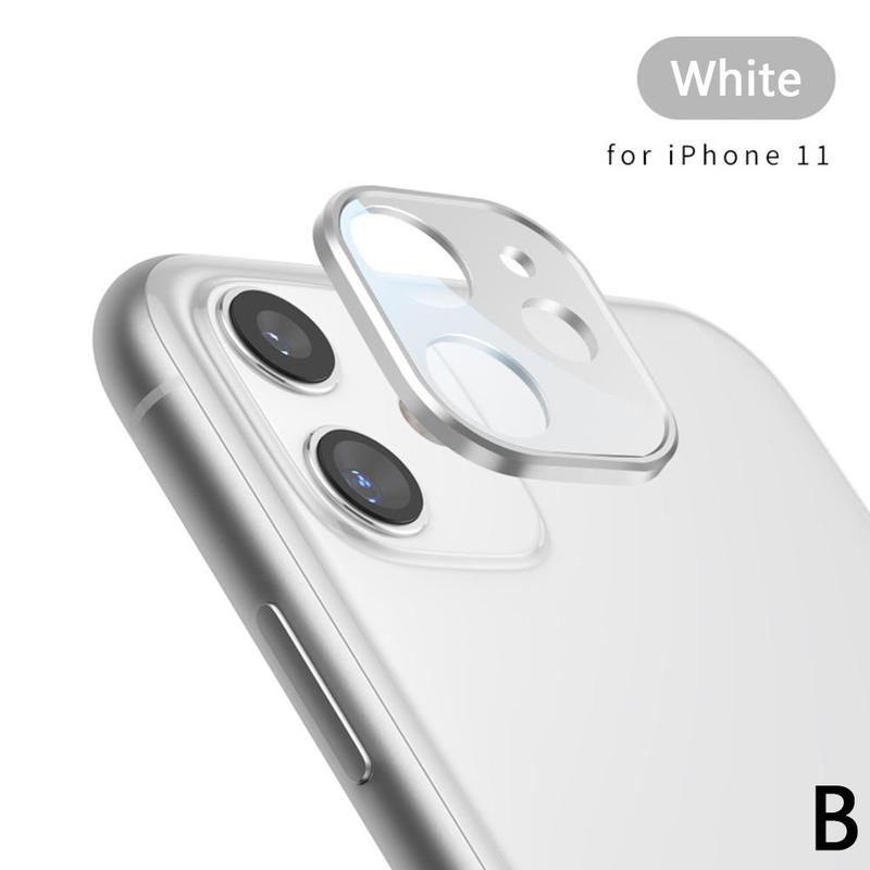 Metal Frame Tempered glass Camera Lens Full protective Cover for iPhone11 Pro Max Protector Rear Cam Lens Film for iPhone 11: for iphone 111