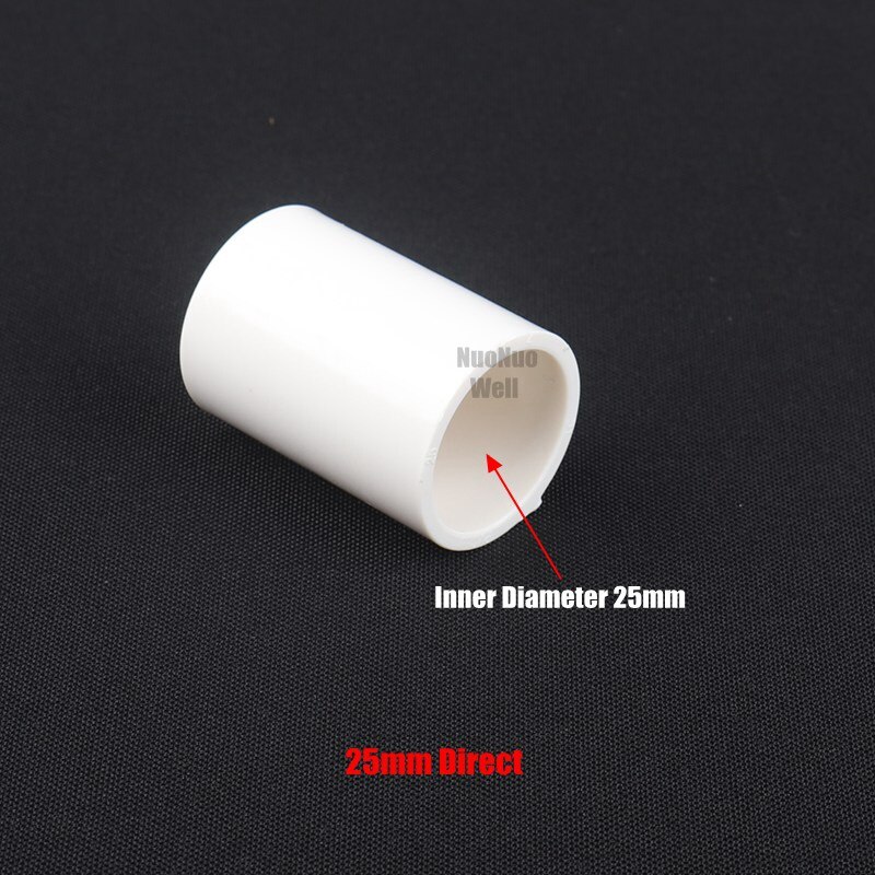10pcs 25mm All-Out White PVC Joint Aquarium Agricultural Greenhouse Garden Irrigation Water Pipe Connector fittings Quick Joints: 25mm Direct