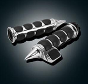 22 Mm Handvat Motorfiets Custom Chrome Aluminium Hand Grips Chopper Cruiser Stuur Grip: A01