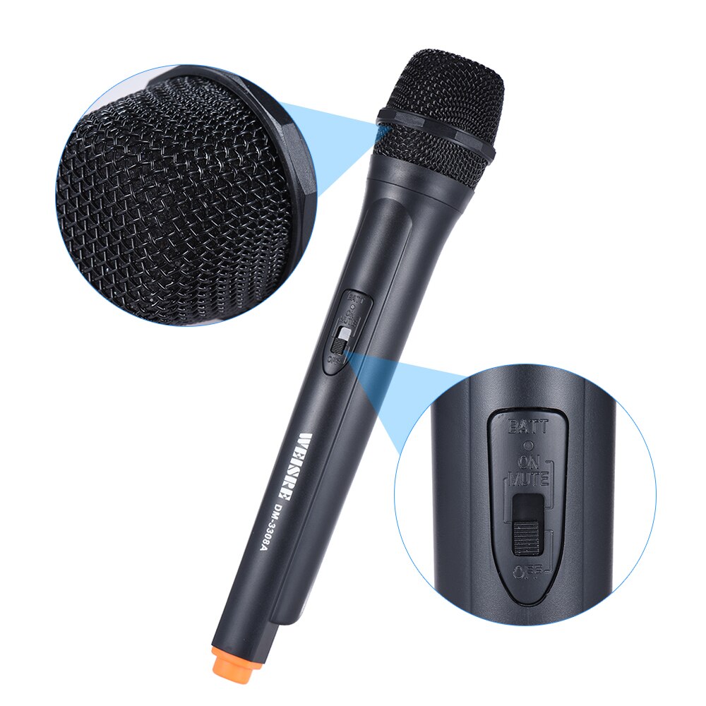 Handheld Draadloze Unidirectionele Dynamische Microfoon Voice Versterker Voor Karaoke Meeting Ceremonie