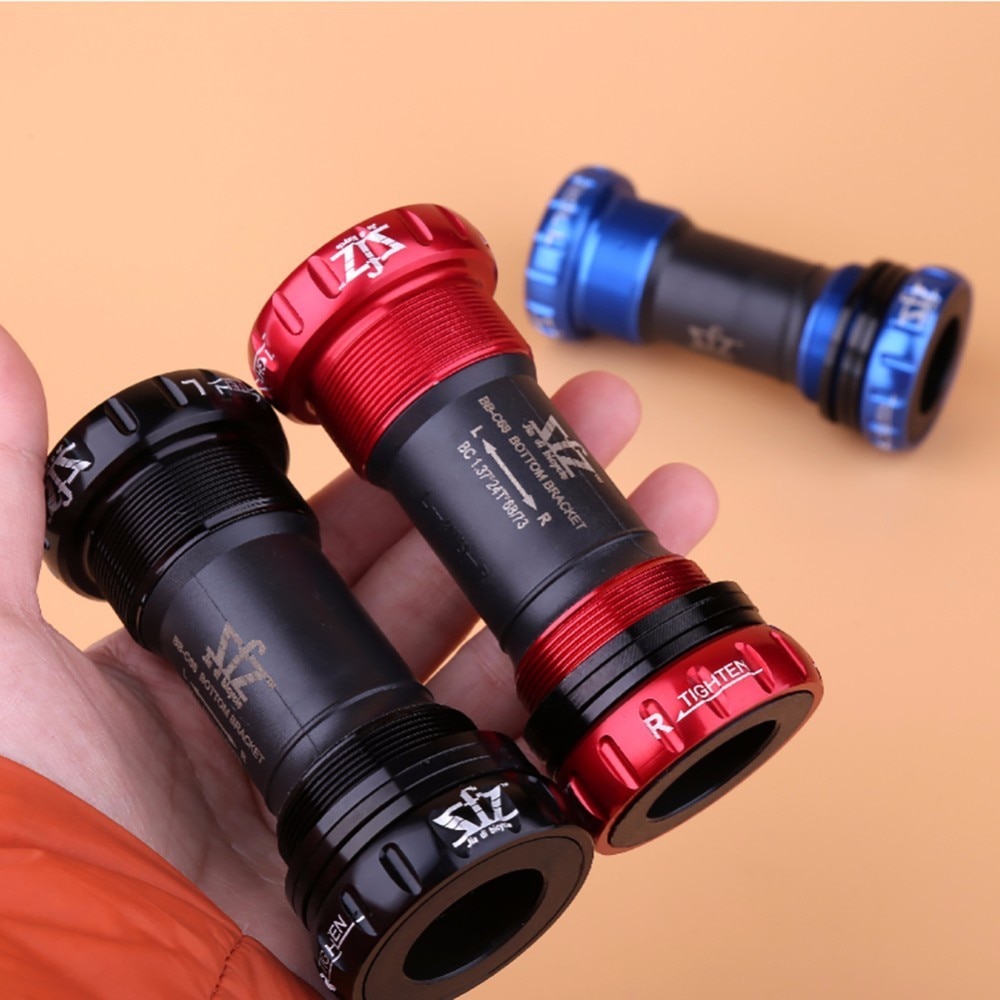 Trapas 68/73mm fietsassen mtb racefiets trapas waterdicht cnc aluminiumlegering bb crankstel as onderdelen