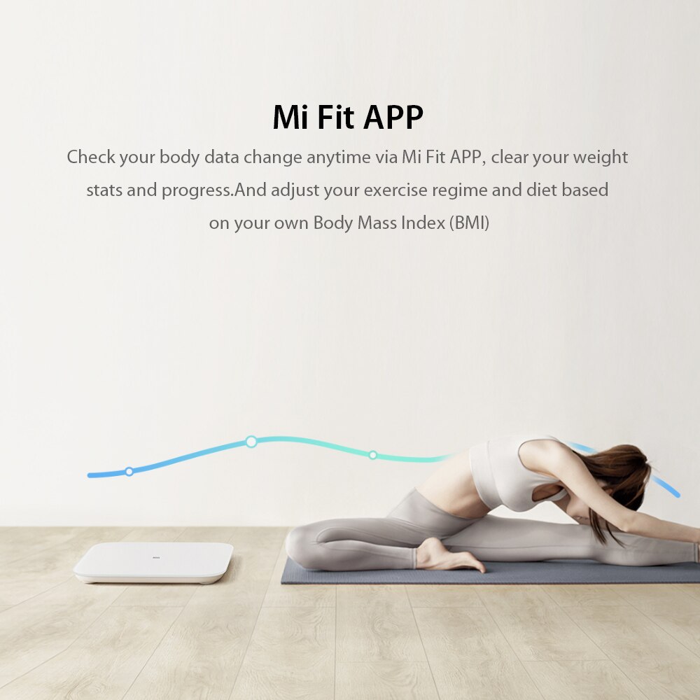 Xiaomi Mi Smart Scale 2 BT 5.0 Body Balance Test Body Composition Scale APP LED Display Digital Fitness Health Weighing Scales