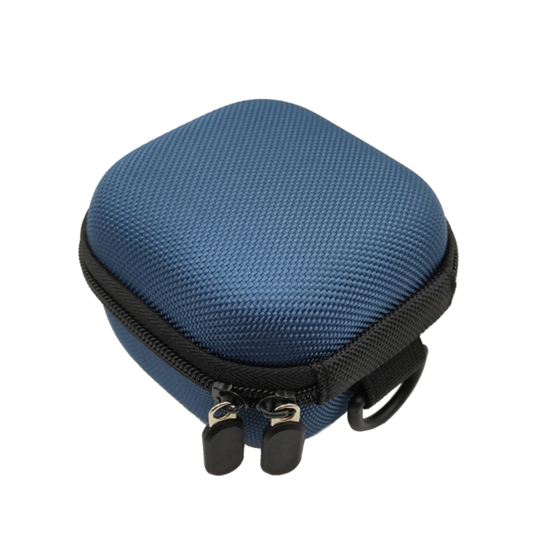 Portable Small Carrying EVA Hard Case Storage Bag with Carabiner for Beats Headphone Cover: Blue