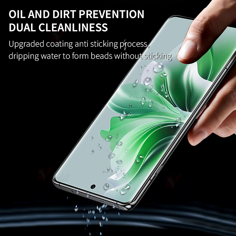 2-4Pcs Curved Hydrogel Film For Oppo Reno 11 12 Pro Screen Protectors For Oppo Reno 3 4 5 6 8T 9 10 F27 Pro Plus Protective Film