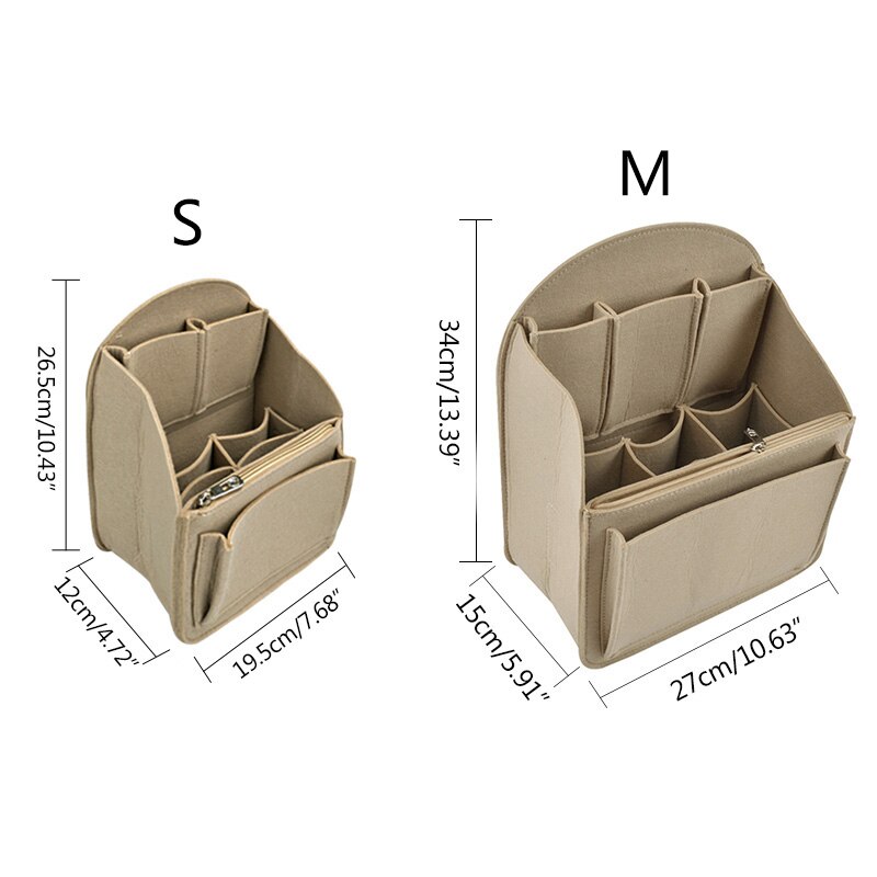 Rugzak Insert Zakken Liner Organizer Travel Accessoires Compartiment Sorteren Zakken Voor Handtas Opslag Afwerking Pakket