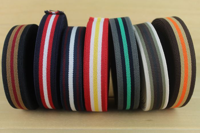 2.5cm tjocka band elastiska polyesterband band väska remmar bälte midjeband webbing klädsel möbler 5 yard