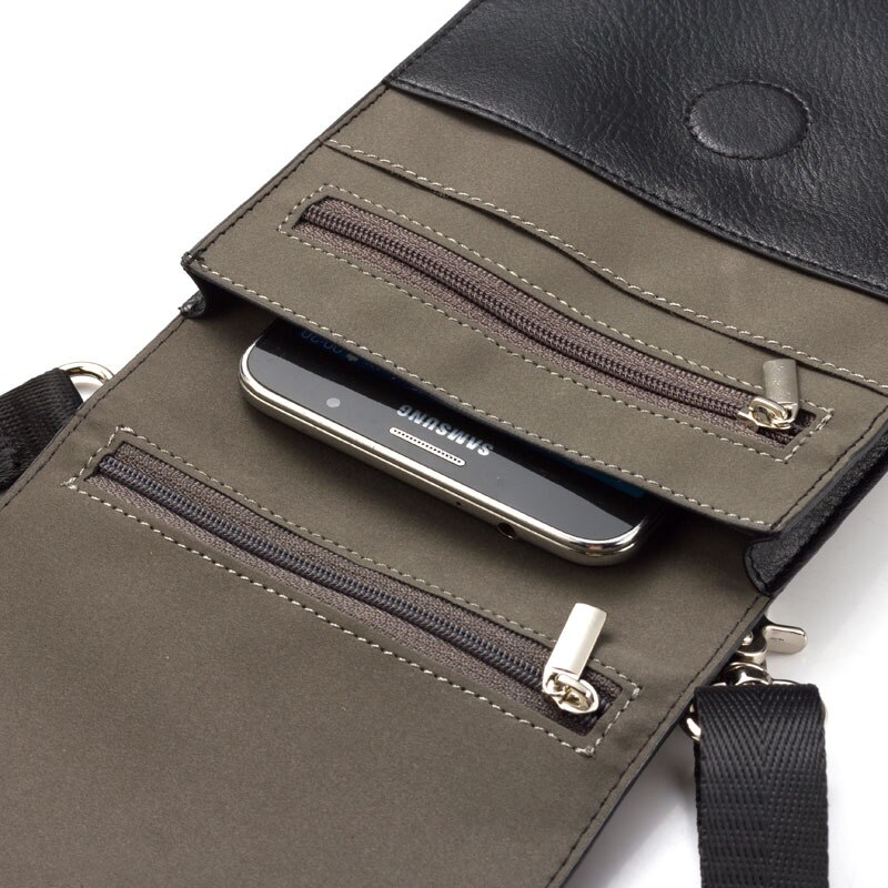 CHEZVOUS 6.4 polegada Malote Do Telefone Móvel para o iphone Samsung Huawei Xiaomi Smartphones Homens Mulheres Saco de Ombro Pequena Bolsa de Viagem