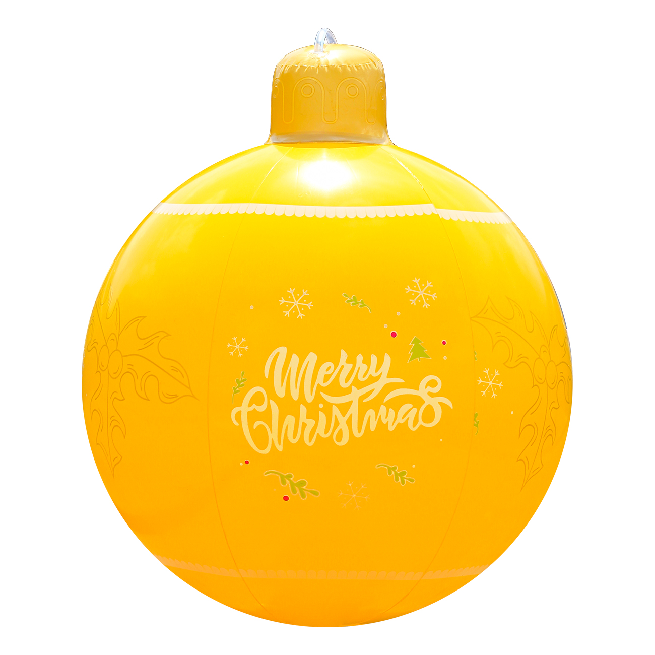 1 szt. Nadmuchiwana świąteczna bomba, duża dekoracyjna kulka na zewnątrz, ozdoby świąteczne na Nowy Rok, dekoracja świąteczna na podwórko, trawnik, werandę.: zielony