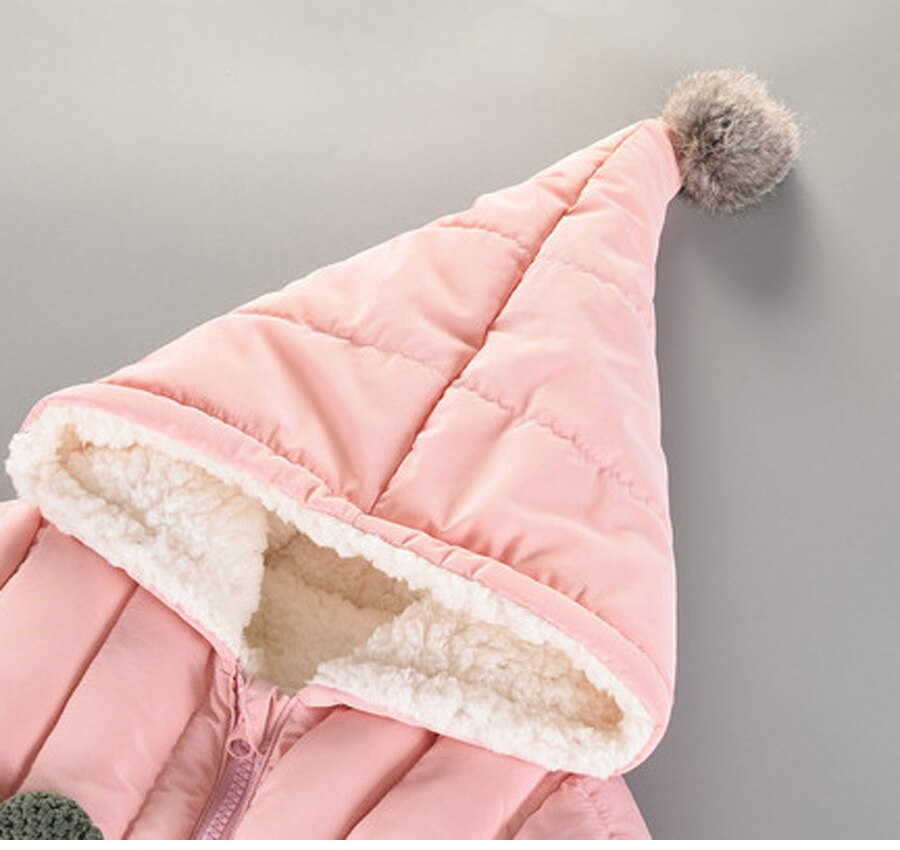 Bebis vinter jumpsuit nyfödd tröja bebis flicka kläder småbarn overaller tjocka varma bebis kläder spädbarn bebis pojke kläder