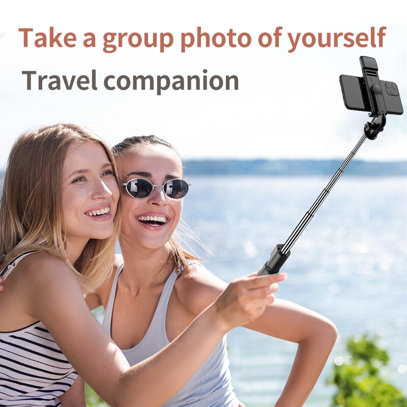 3 In 1 Wireless Selfie Tripod With Fill Light Bluetooth Shutter Remote Control Portable Foldable Monopod For Smart Phone