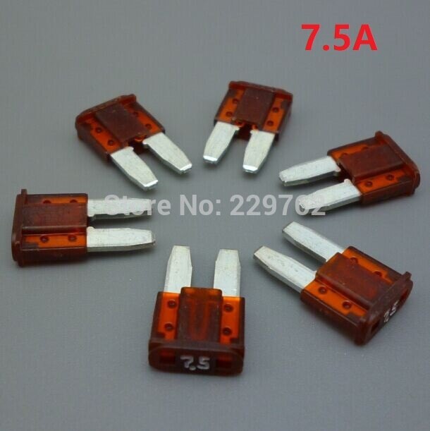 Shhworld sea-fusible automotriz surtido, 5A, 7,5a, 10A, 15A, 20A, 25A, 30A, conjunto Pak para ford, fox, mondeo, Dodge y JEEP, 10 Uds.: Castaño