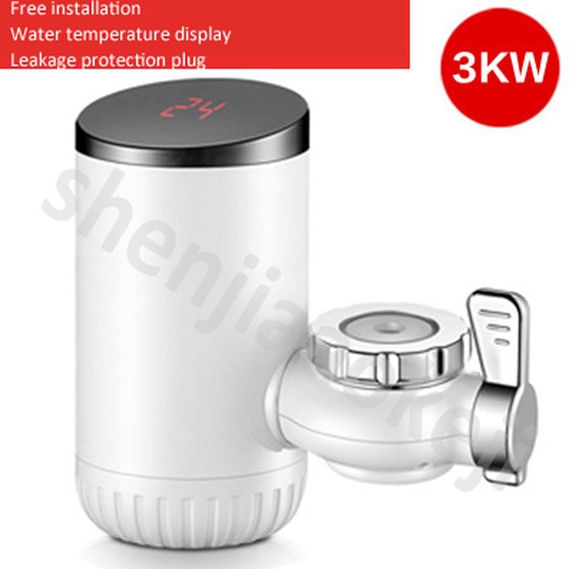 Wasser strom trennung Direkt heizung freies Installation wasser heizung Digital Anzeige Anti-trocken wasser heizung 3000W 220V