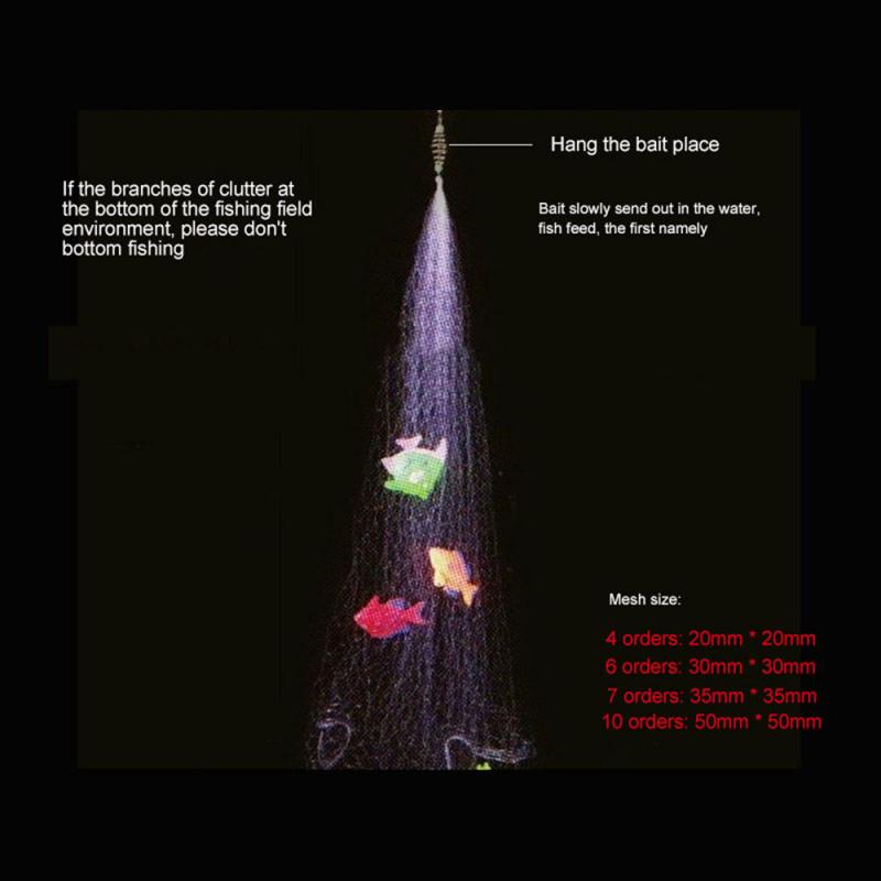 1pc shoal rede de pesca ao ar livre ganchos de pesca peixe enfrentar acessórios de pesca contas luminosas conector giratório de acampamento