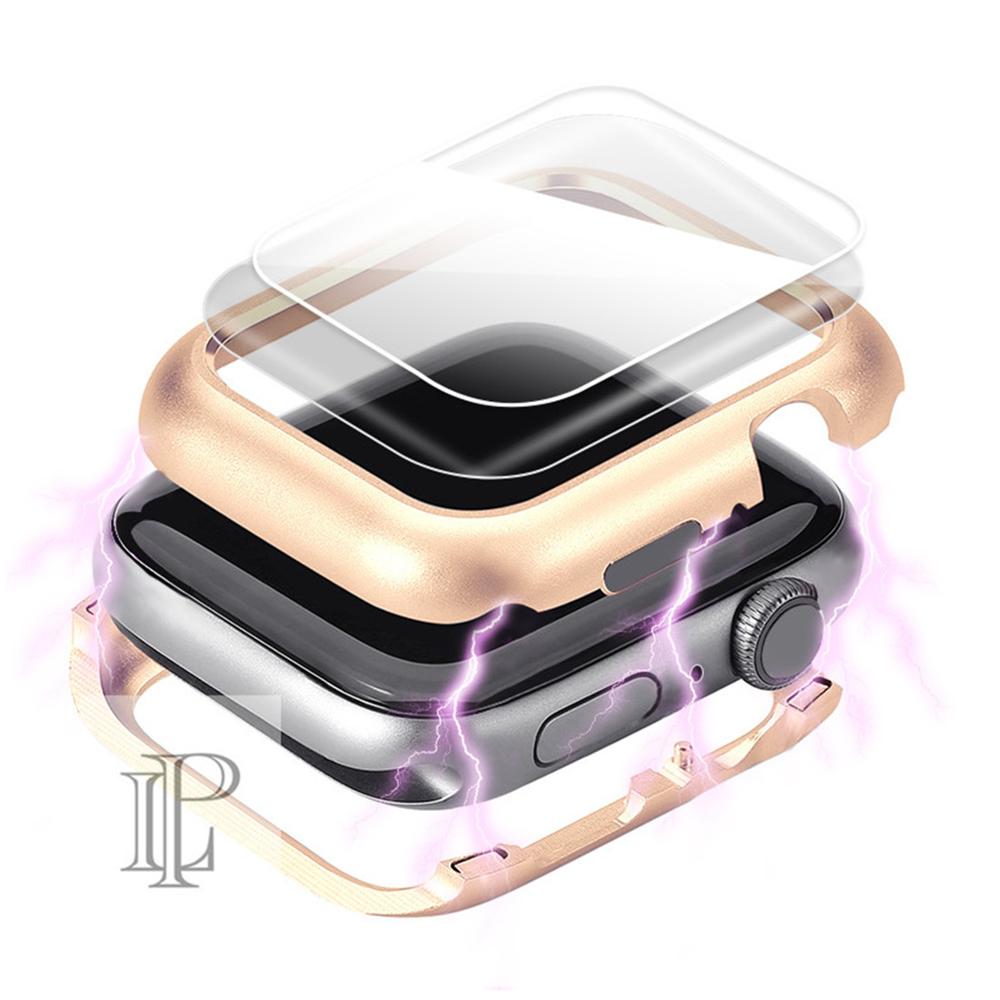 Magnetic cover For Apple Watch case apple watch 4 5 44mm/40mm iwatch band screen protector protective glass