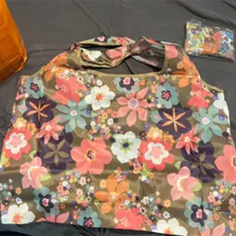 Mode Print Opvouwbare Eco-Vriendelijke Boodschappentas Draagtas Opvouwbare Handtassen Met Grote Capaciteit Voor Boodschappentas