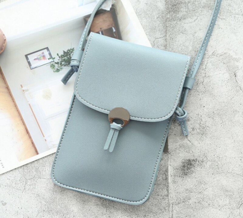 Touch Screen Mobiele Telefoon Purse Smartphone Telefoon Tas Lederen Schouderband Handtas Vrouwen Tas Voor Iphone Voor Huawei Voor Samsung: C02