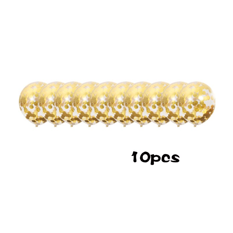 Birthday Party Decorations Kids Baby Adult HAPPY BIRTHDAY Balloons Decoration Aluminium Film Balloons for Birthday: 10pcs Clear Gold