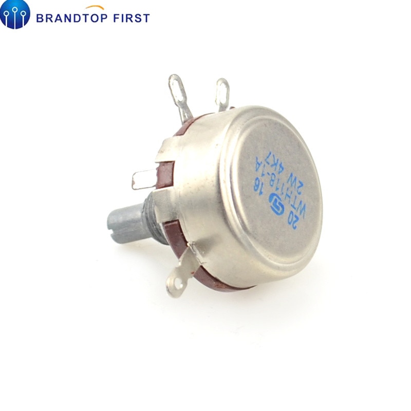 HTOYXPYYQ Relè WTH118-1A 2W 1K 2K2 4K7 10K 22K 47K Ohm Potenziometro - Foto 4