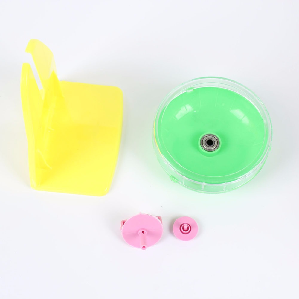 PipiFren Hamster Running Wheel Toy Gerbil Rat Running Exercise Jogging Wheel Plastic Hamster Running Wheel Random Color 11cm