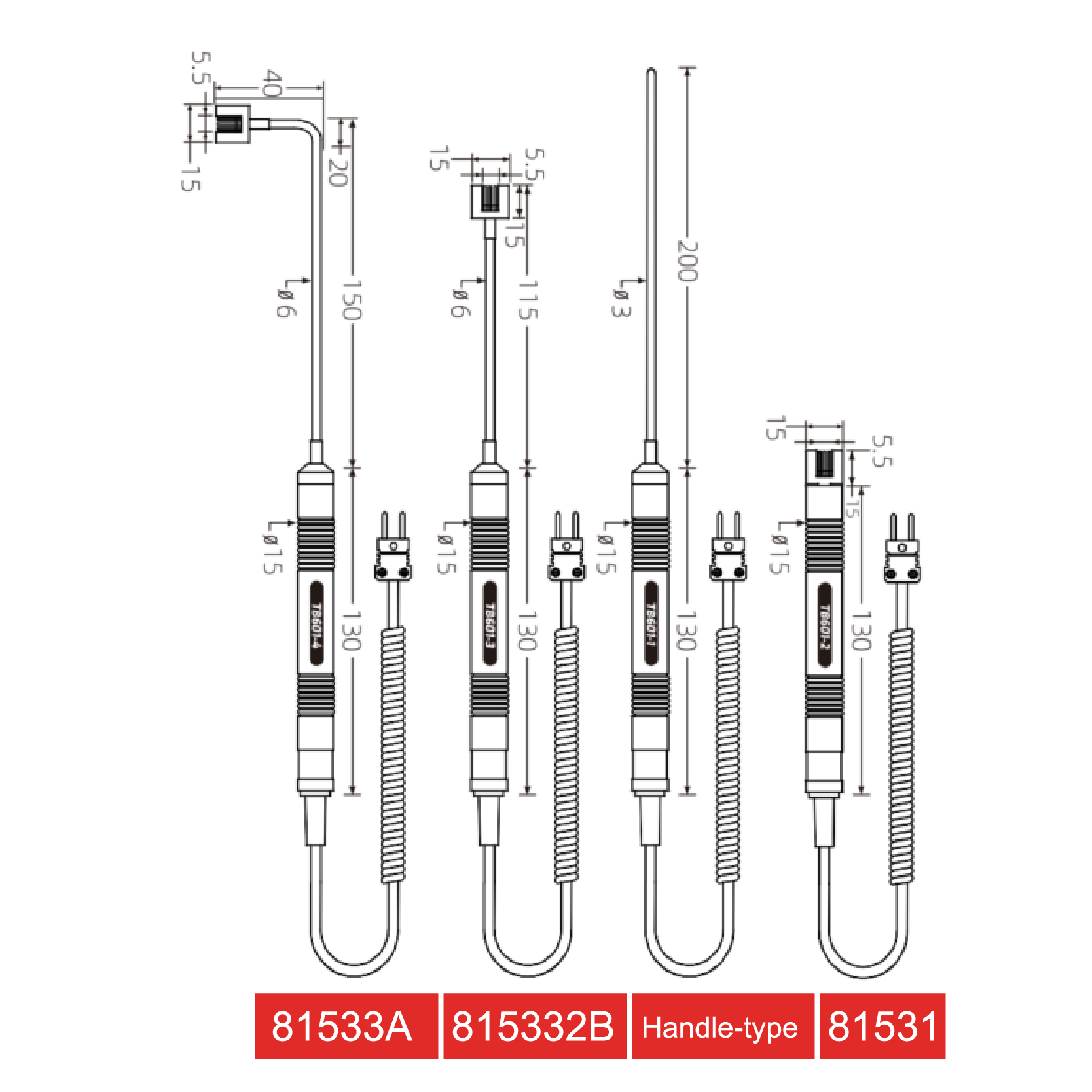 TA611A Single Channel K Type Thermocouple Thermometer High Precision Digital Surface Temperature Gauge with Contact Probe