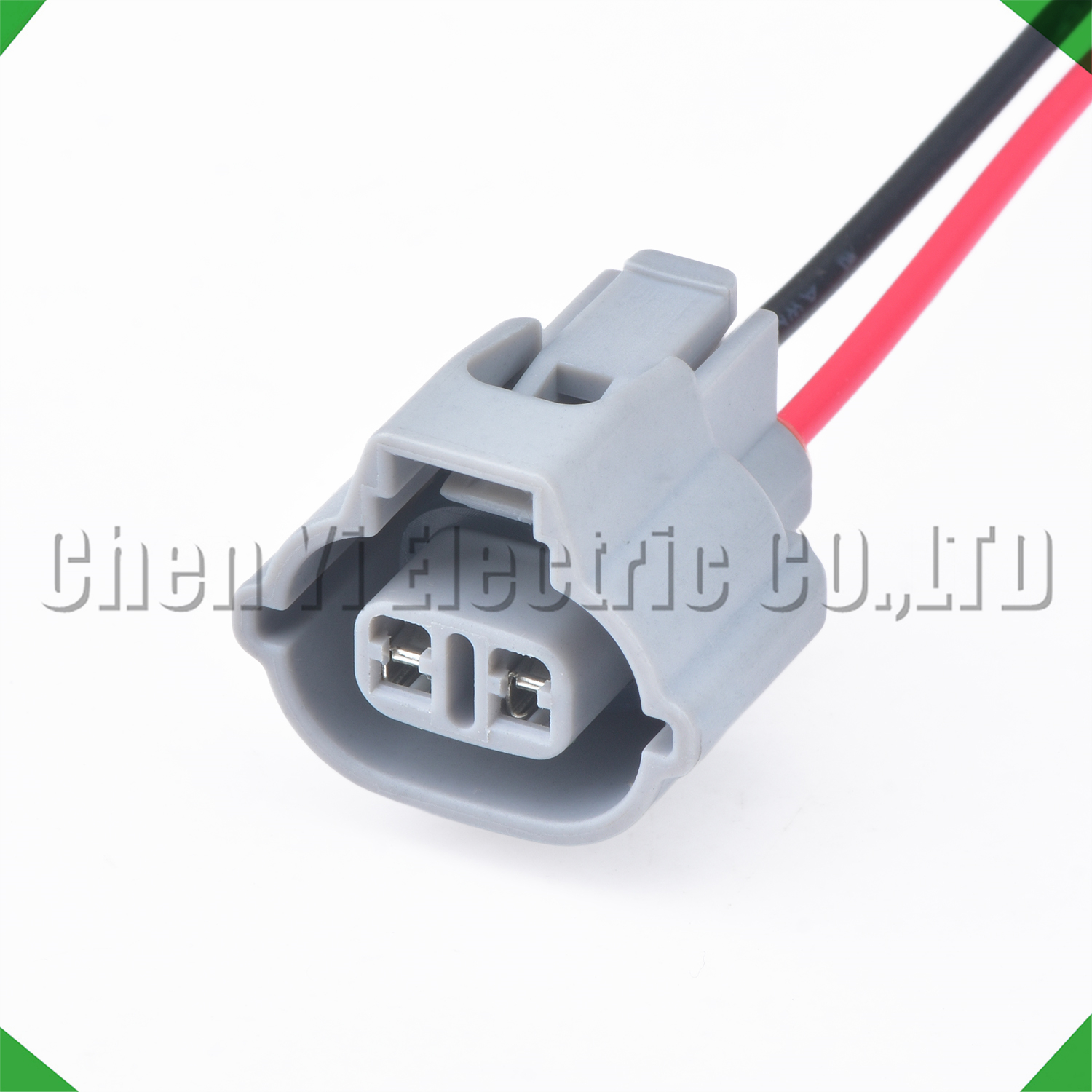 Conector automático de 2 pines, Base de luz T10 T15, enchufe de bombilla halógena, soporte de lámpara, enchufe de arnés de cables 8161512590 7223-1324-40 90075-60001: Multicolor