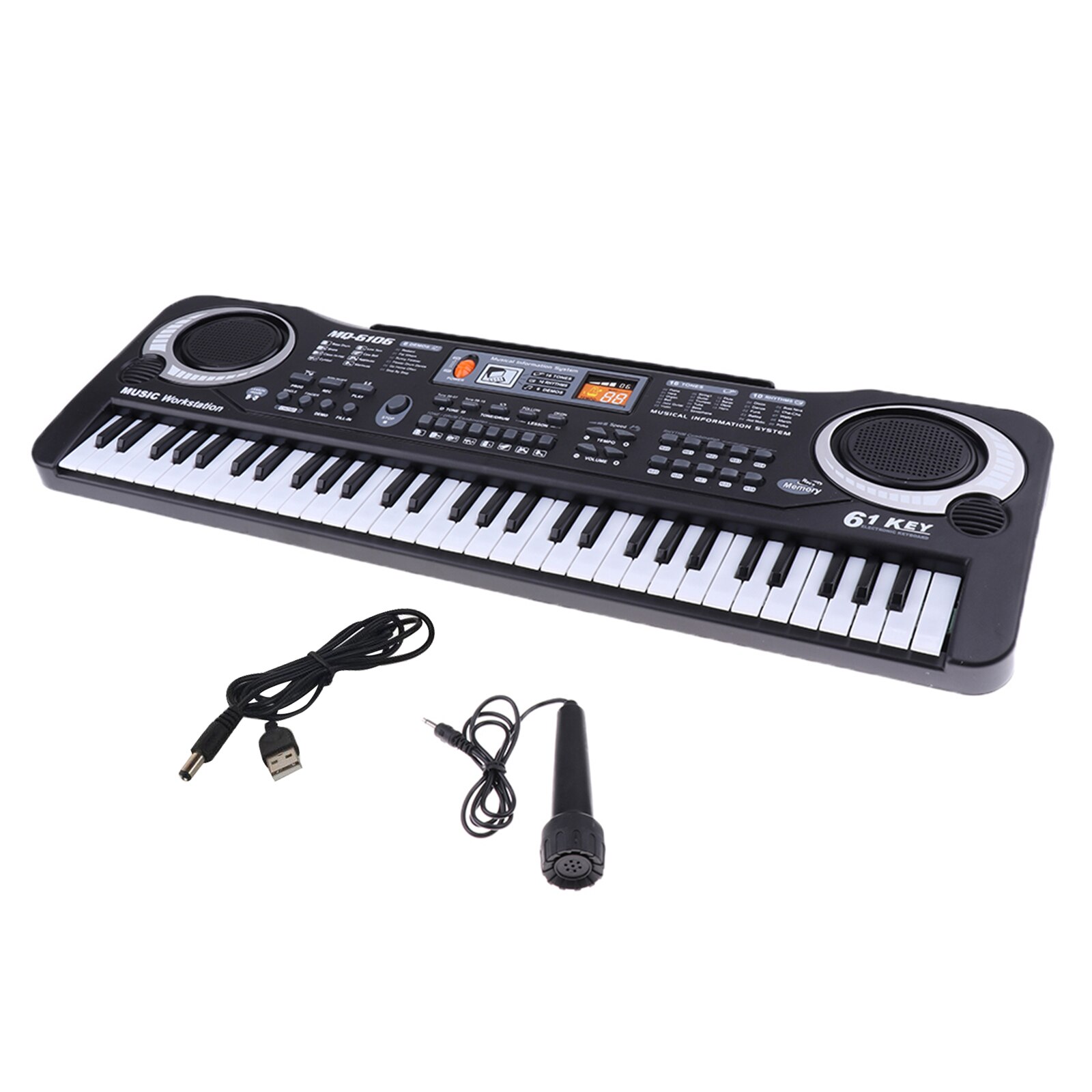 61 Keys Digital Music Electronic Keyboard Multifunctional Electric Piano