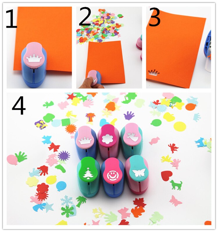 Gratis 1 ''Kroon papier cutter scrapbooking stempels papier punch eva foam punch kind diy craft punch plakboek S293714