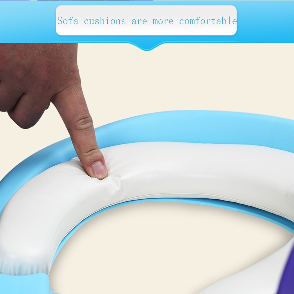 Baby Wc Opvouwbare Baby Zindelijkheidstraining Achterbank Met Verstelbare Ladder Voor Jongens En Meisjes Draagbare Veiligheid Potje Sofa Kussen