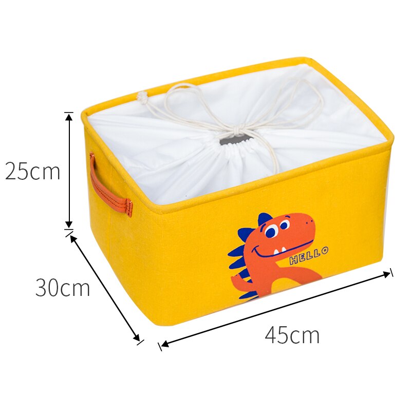 Laundry Basket Toy Storage Baskets Home Organizer Bin Stripe 40*50cm Large For Washing Dirty Clothes Cotton Folding Waterproof: Small 20-25-35cm