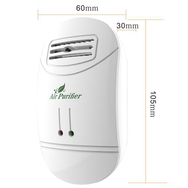 Ionizer Air Purifier For Home Negative Ion Generator Air Cleaner Remove Formaldehyde Smoke Dust Purification Home Room Deodori