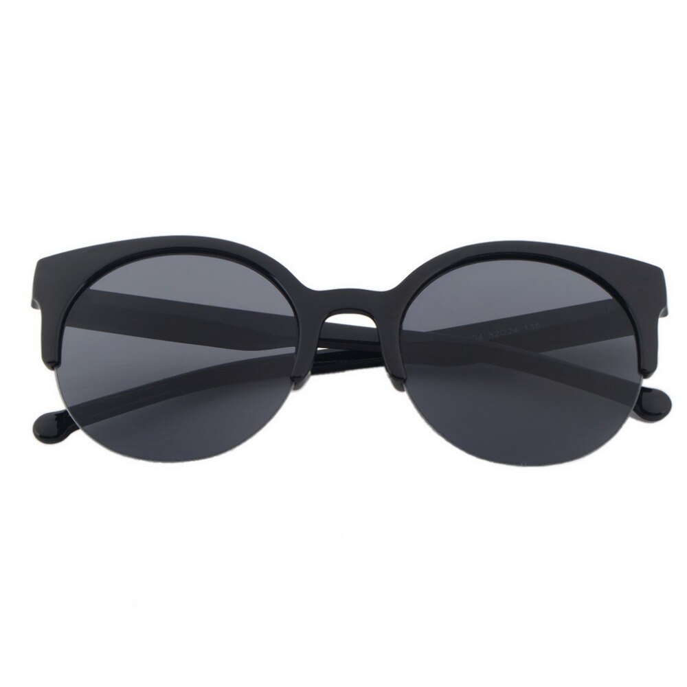 Gafas de sol con montura de círculo de forma redonda clásicas Unisex a la con montura Semi sin montura para hombre al aire libre gafas de sol únicas para mujer