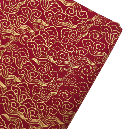 Mantel para coser DIY, colchas hechas a mano, decoración de algodón para el hogar, estampado reactivo de satén, estilo bronce, flor de ciruela, tela de gatos: half yard / NO.5