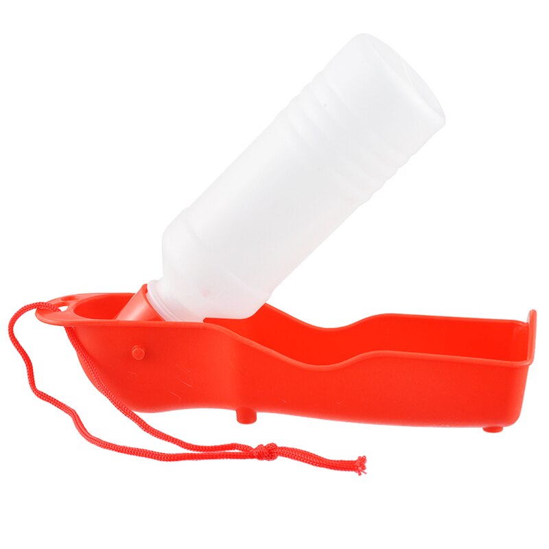 250 Ml Blauwe Fles Hond Water Puppy Hond Feeder Container Opvouwbare Reizen Draagbare Fles Voor Water Hond Levert