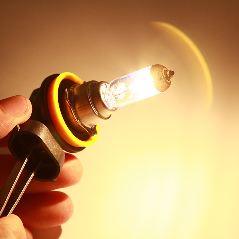 Lymoyo 2 st  h27 880 881 auto halogenlampor bil 12v 27w 4300k varmvit original glödlampa strålkastare belysning dagsljuslampa