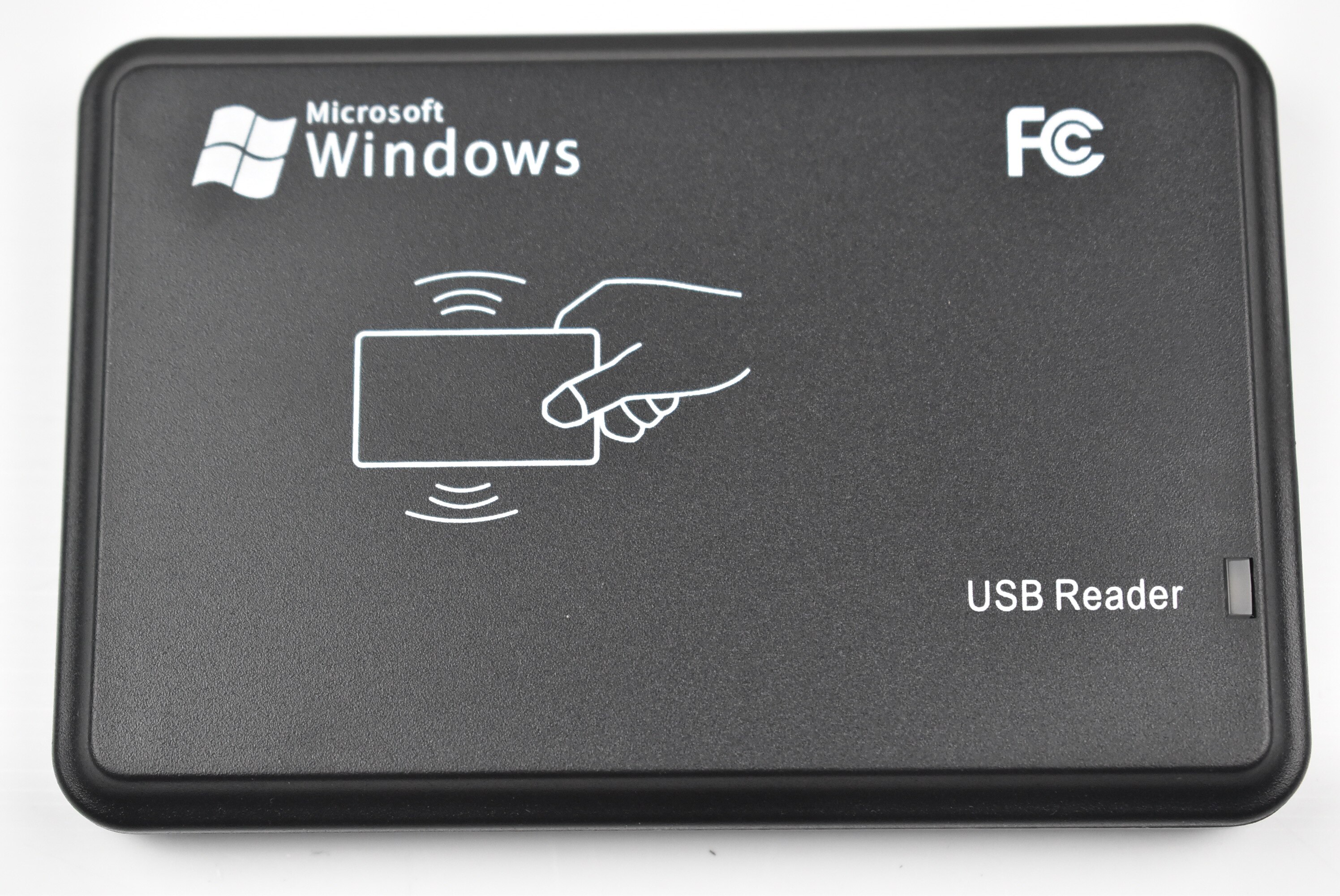 Sensor de proximidad USB, lector de tarjeta RFID inteligente NFC IC 14443A, 13,56 MHz, color negro, con Cable USB, no necesita controlador