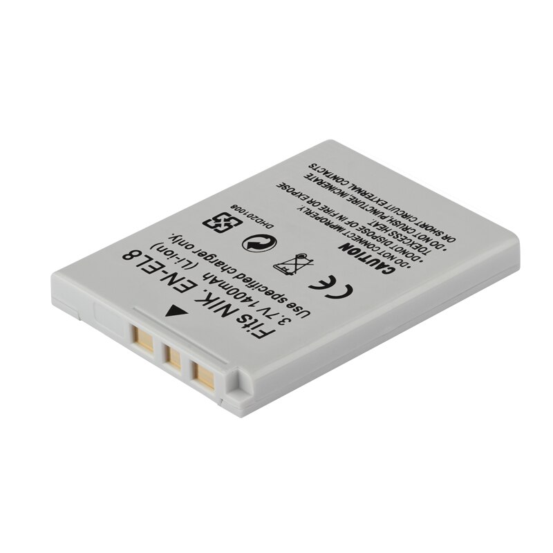 EN EL8 ENEL8 Battery 1400mAh for Nikon COOLPIX P1 P2 L1 L2 S1 S2 S3 S4 S5 S6 S7 S7C S8 S9 S51 S50 S52 EN-EL8 Camera Batteries: 1 Battery