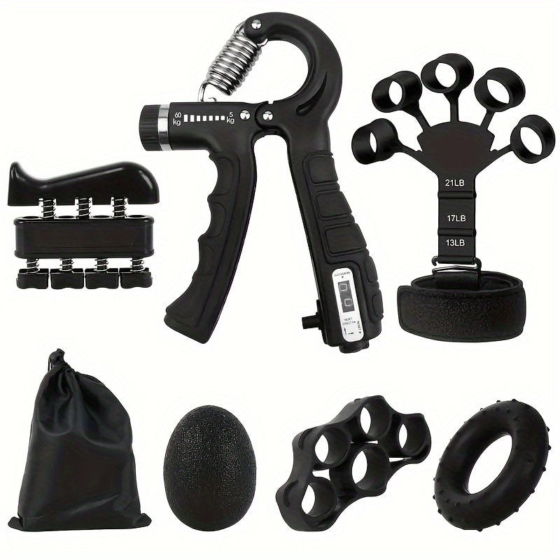 Seven-piece fitness Grip set Finger training fitness equipment Wrist Strength Muscle building arm strength set