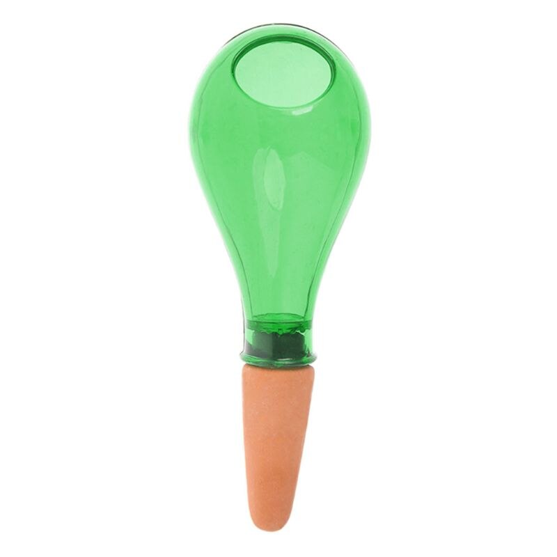 Dispositif d'arrosage automatique goutteur en céramique suintement lent fleur plante abreuvoir plante d'intérieur Pot goutte à goutte 3 couleurs: green
